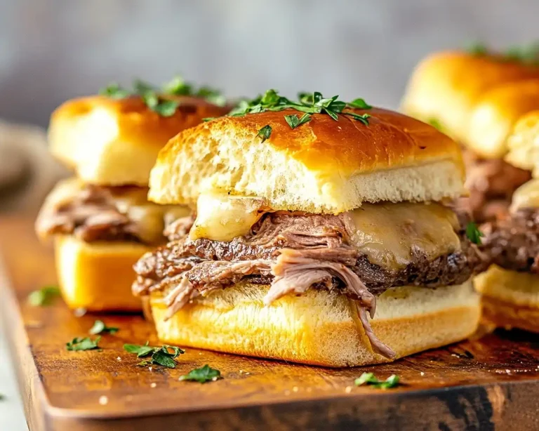 Easy French Dip Sliders Recipe