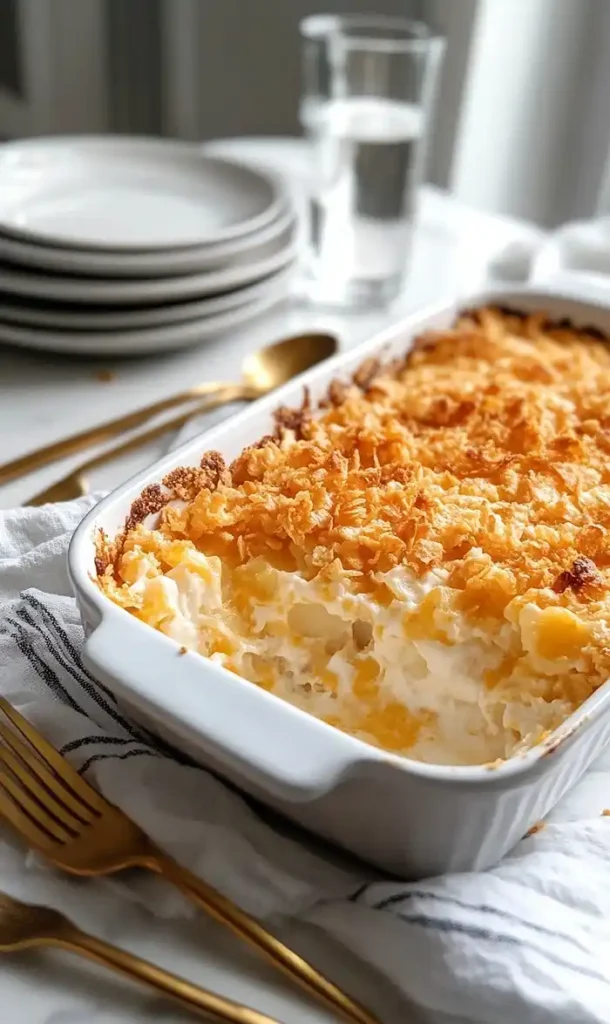 Cheesy Funeral Potatoes You'll Ever Make 5 End Of Cheesy Funeral Potatoes