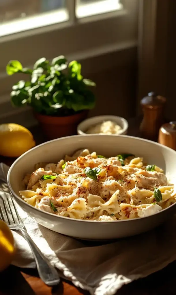 End Of Cowboy Butter Lemon Bowtie Chicken Pasta