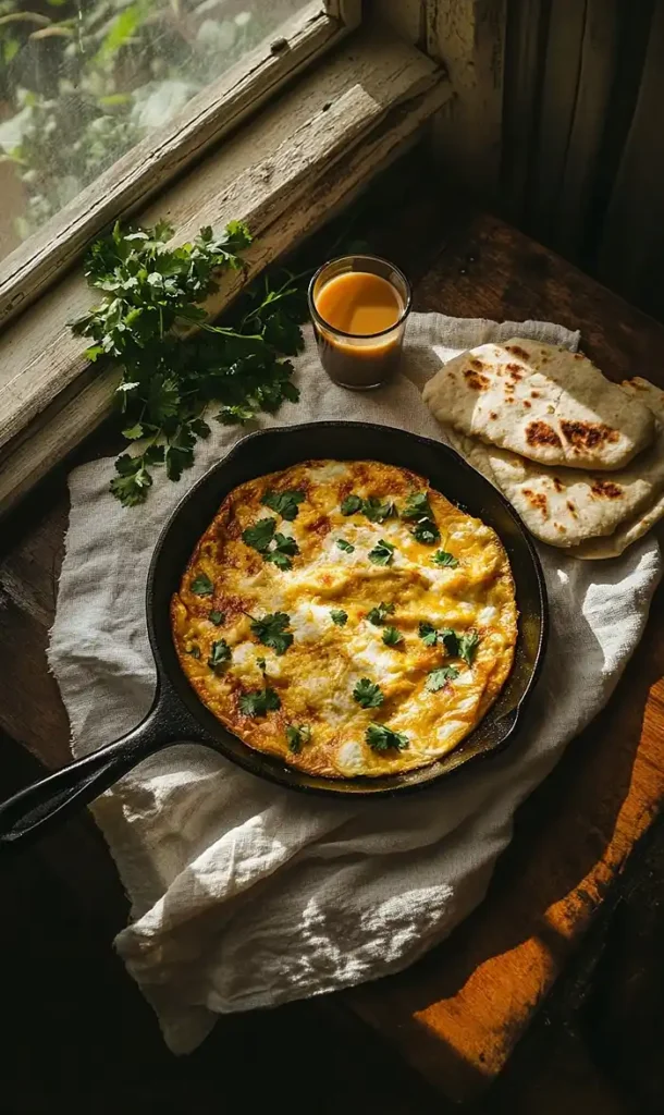 End Of Delicious Afghani Omelette
