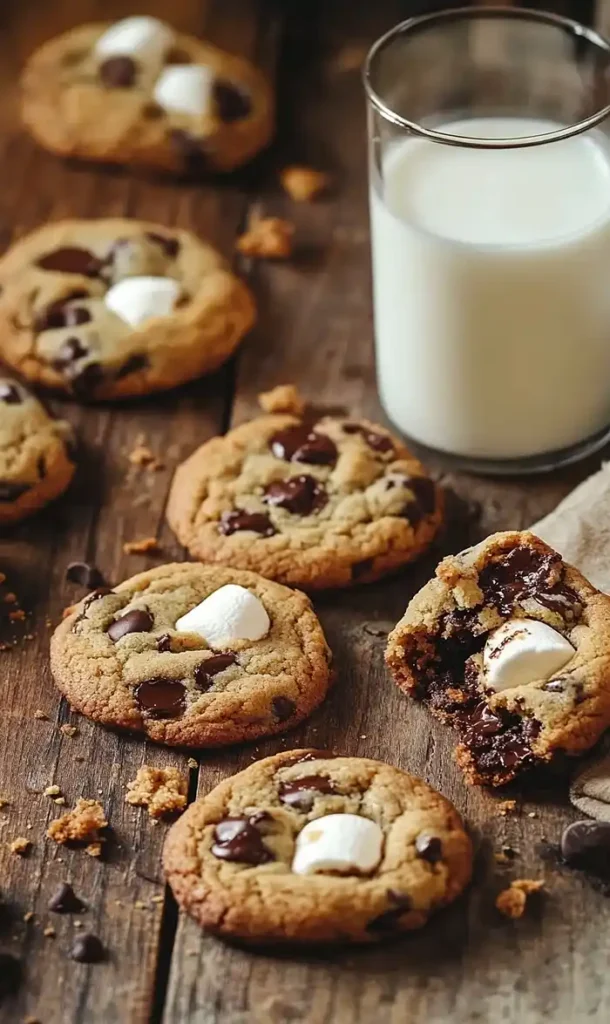 End Of Easy S'mores Cookies