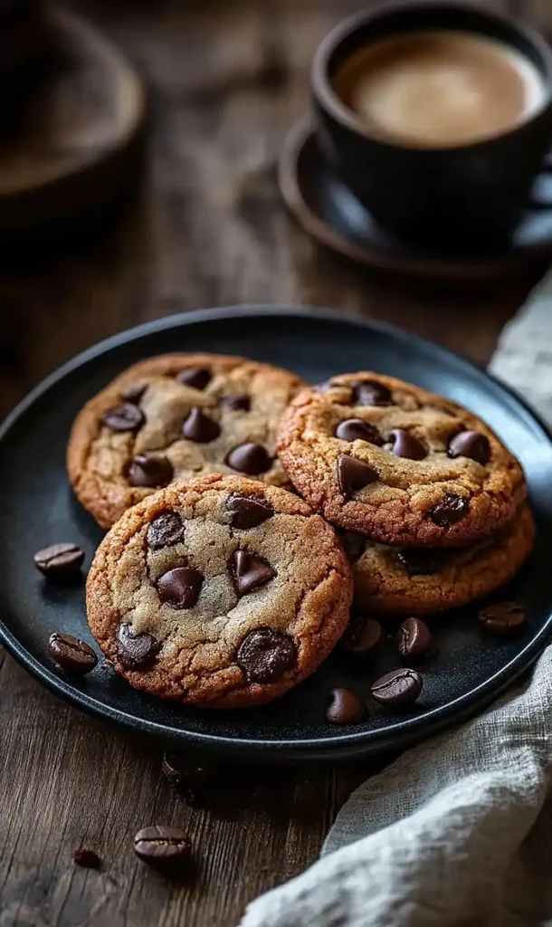 End Of Espresso Chocolate Chip Cookies