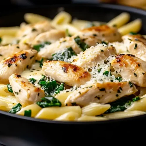 Garlic Parmesan Chicken Pasta