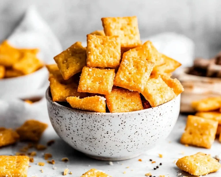 Homemade Cheez Its