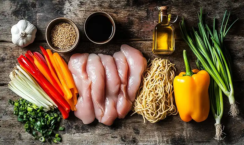 Easy Chicken Lo Mein Recipe You'll Make on Repeat 3 Infgredients Of Easy Chicken Lo Mein Recipe