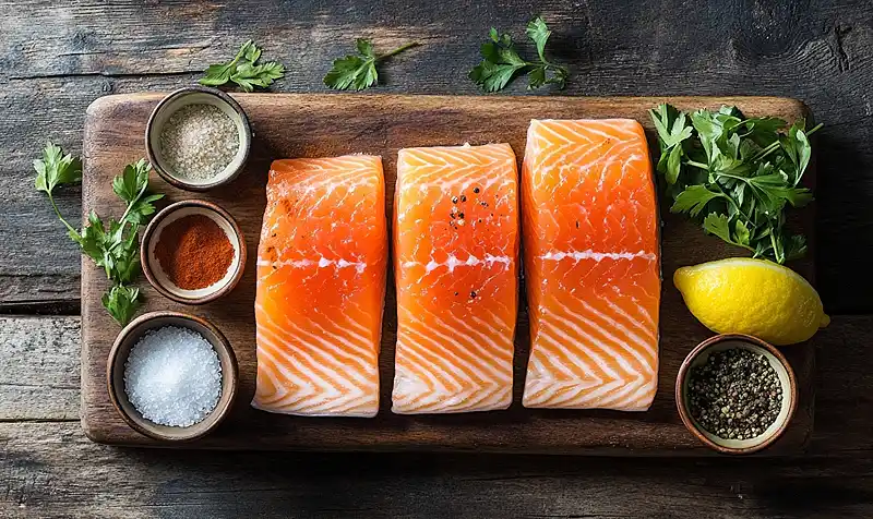 Ingredients OF Air Fryer Salmon Recipe