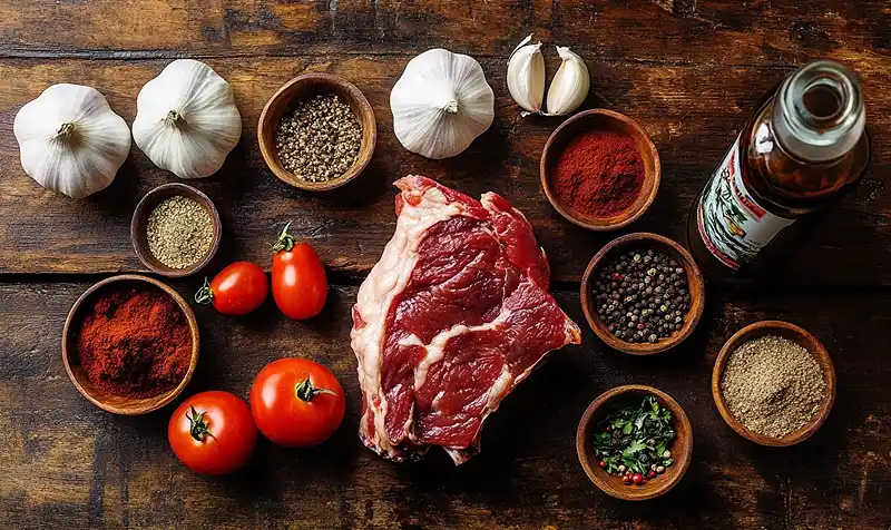 Ingredients OF Mexican Birria Recipe