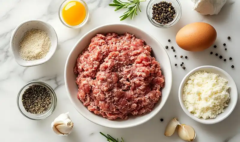 Mouthwatering Garlic Parmesan Meatloaf Recipe You'll Ever Make 3 Ingredients OF Mouthwatering Garlic Parmesan Meatloaf Recipe