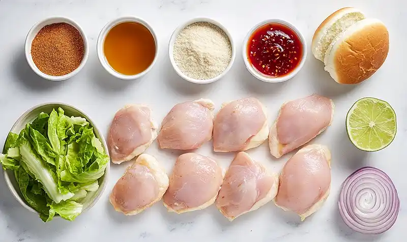 Ingredients Of Bang Bang Chicken Sliders Recipe