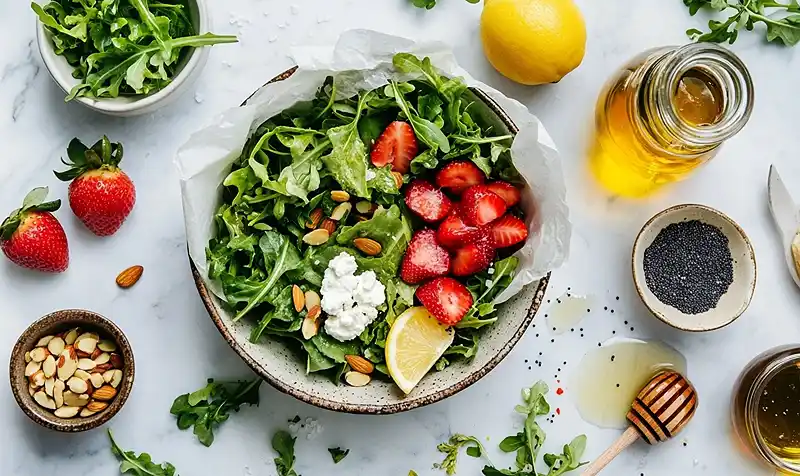 Ingredients Of Easter Salad