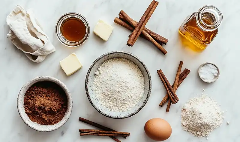 Ingredients Of Easy Cinnamon Sugar Blondies