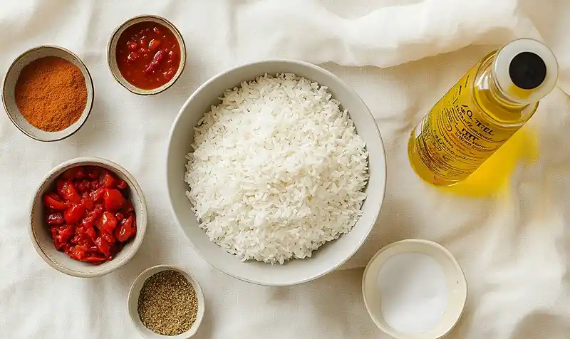 Ingredients Of Easy Rotel Mexican Rice