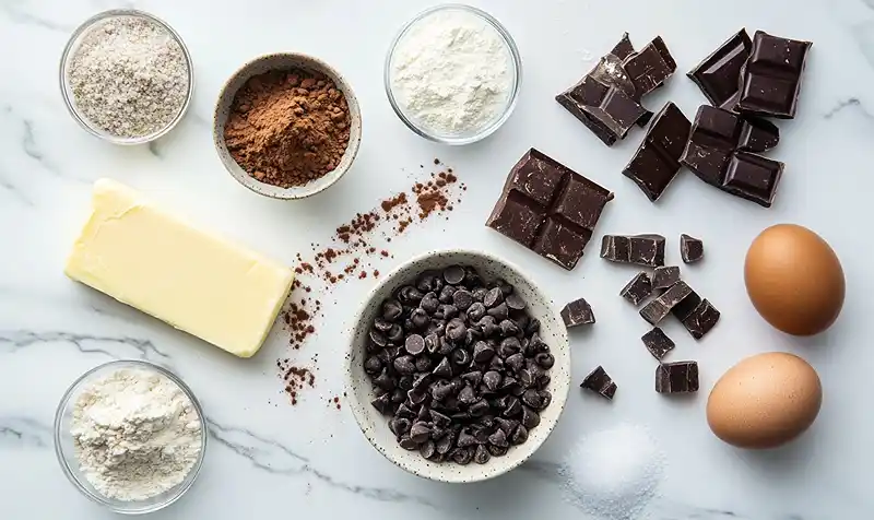 Ingredients Of Espresso Chocolate Chip Cookies