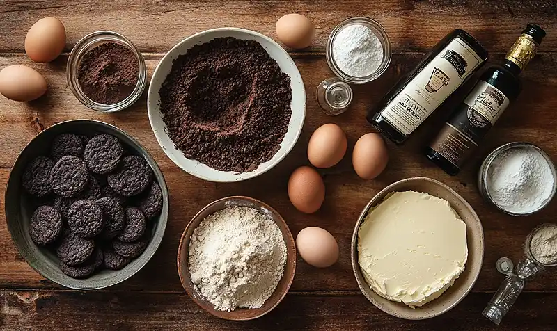 Ingredients Of Irish Cream Chocolate Cheesecake
