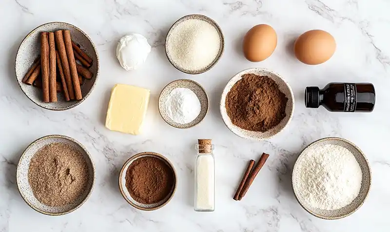 Ingredients Of Irresistible Cinnamon Roll Cookies Recipe