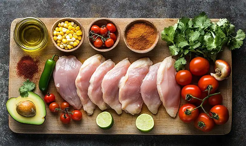 Ingredients Of fiesta lime chicken recipe