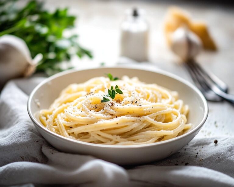 One Pot Creamy Garlic Pasta