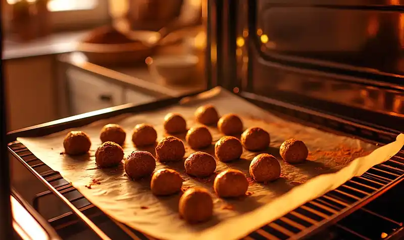 Preparing OF Bailey's Irish Cream Cookies
