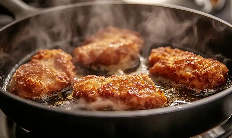 Preparing Of Bang Bang Chicken Sliders Recipe