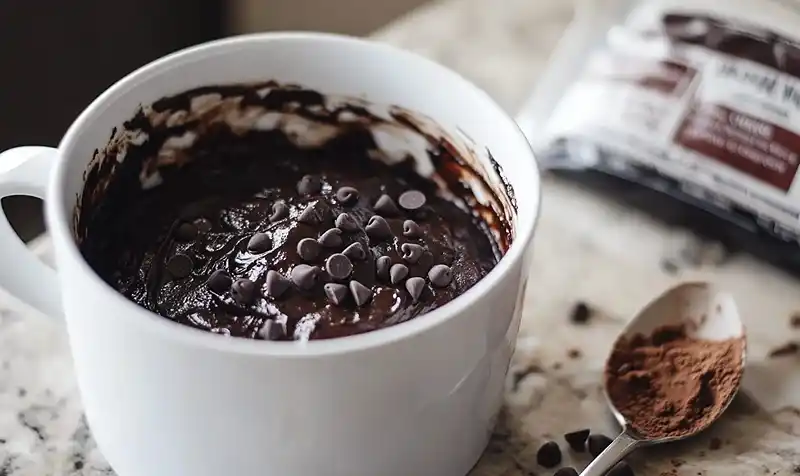 Cottage Cheese Lava Cake You'll Ever Make in 90 Seconds 4 Preparing Of Cottage Cheese Lava Cake