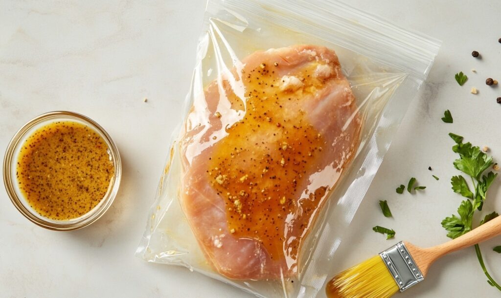 Preparing Of Cowboy BBQ Bacon Cheddar Chicken