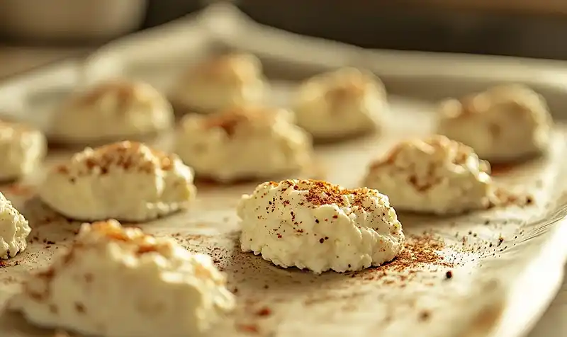 Crunchy Cottage Cheese Chips in Minutes 4 Preparing Of Crunchy Cottage Cheese Chips in Minutes