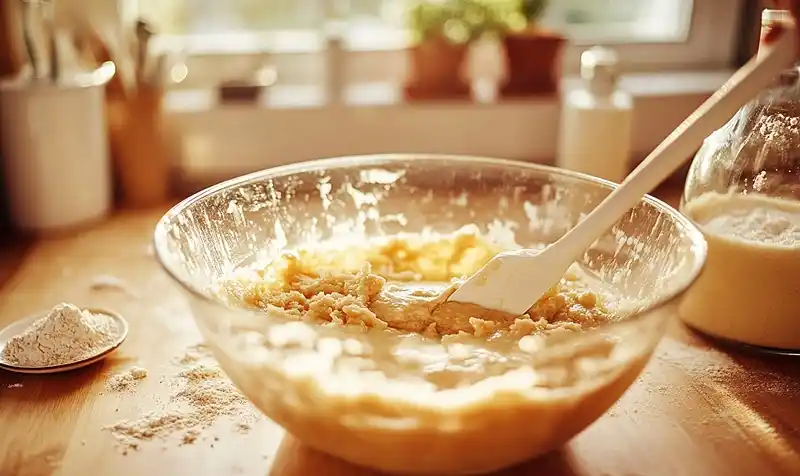 Preparing Of Easy Cinnamon Sugar Blondies