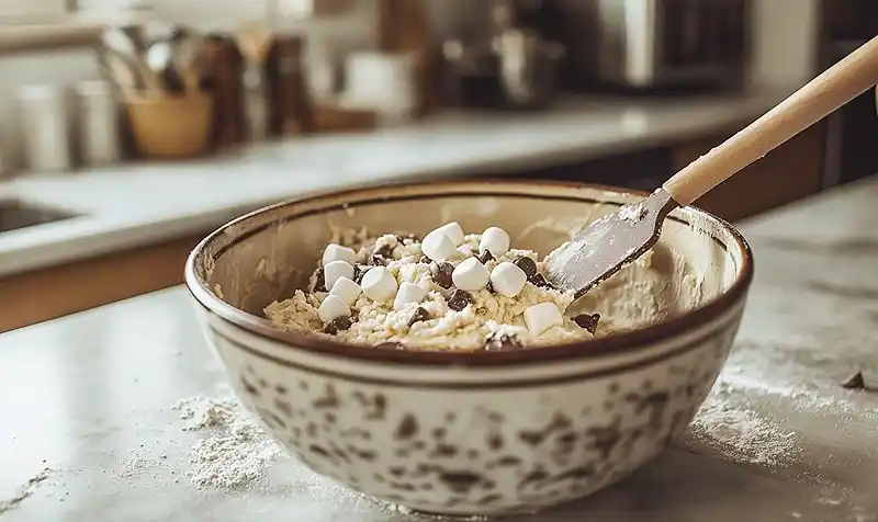 Preparing Of Easy S'mores Cookies