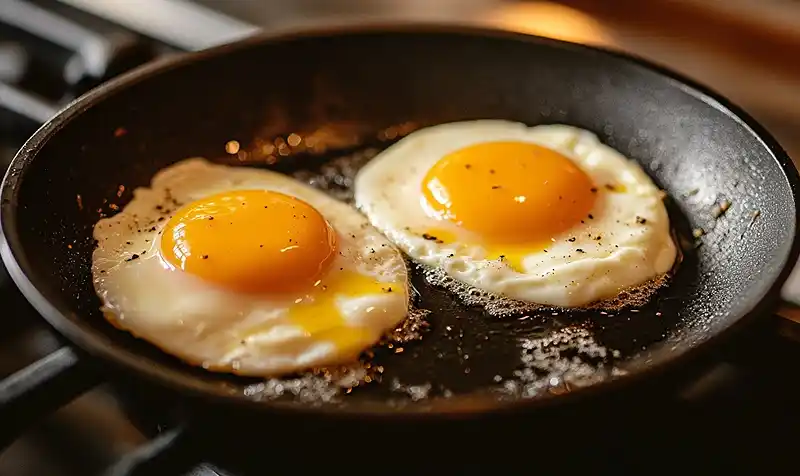 Preparing Of Everything Bagel Breakfast Sandwich