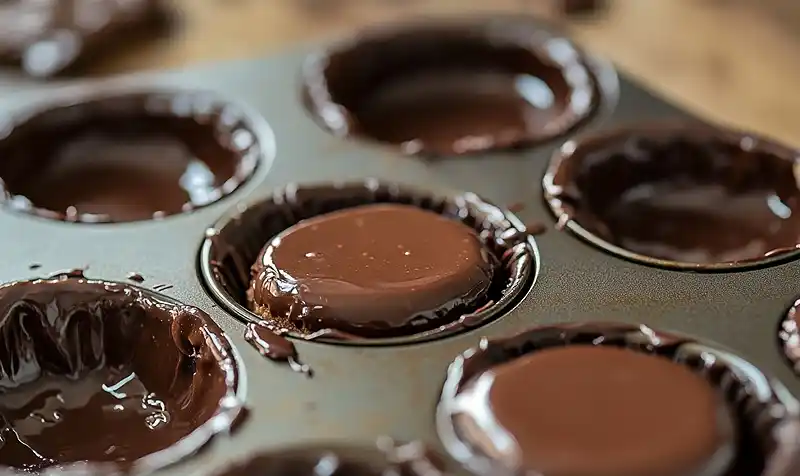 Protein Copycat Reese's Cups (Better Than the Real Thing) 4 Preparing Of Protein Copycat Reese's Cups