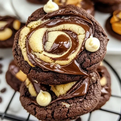 Swirled Brownie Cookies That'll Break Your Willpower 2 Swirled Brownie Cookies