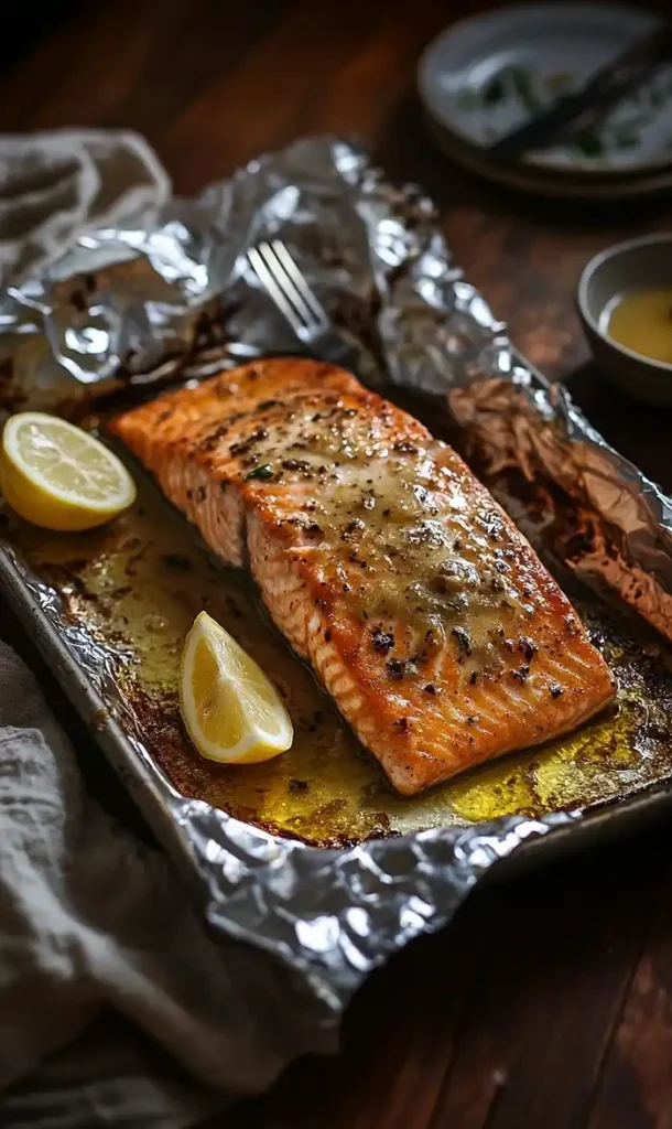 Sheet Pan Lemon Garlic Butter Salmon You'll Ever Make 5 end Of Sheet Pan Lemon Garlic Butter Salmon