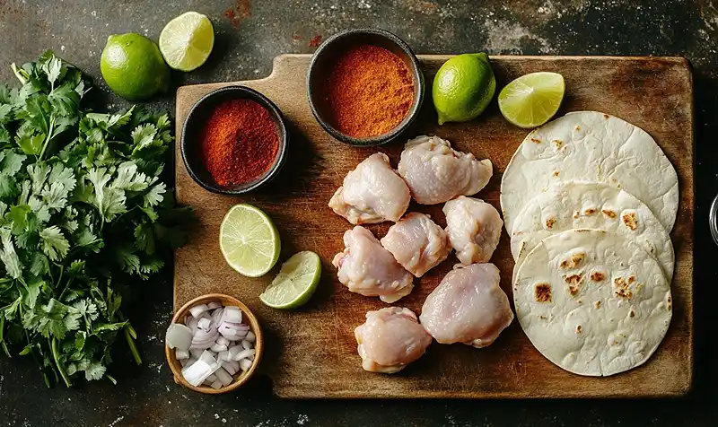 Chicken Street Tacos Recipe You'll Crave Every Week 3 iNGREDIENTS oF Chicken Street Tacos Recipe