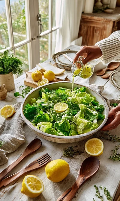Homemade Lemon Vinaigrette Salad Dressing You'll Ever Make 5 ENd OF Homemade Lemon Vinaigrette Salad Dressing