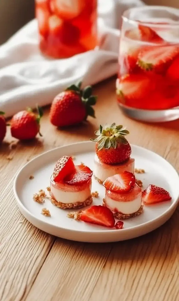 No-Bake Strawberry Cheesecake Bites You'll Make Again and Again 5 End Of No-Bake Strawberry Cheesecake Bites