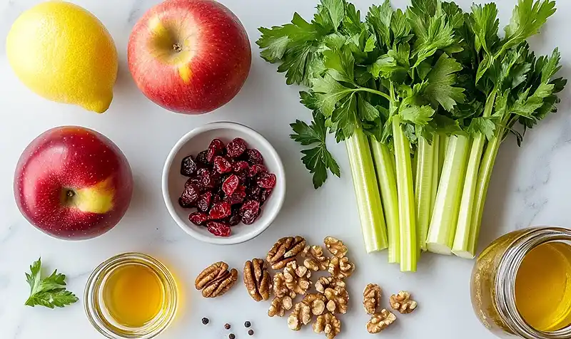Crunchy Apple and Celery Salad 3 Ingredients For Crunchy Apple and Celery Salad