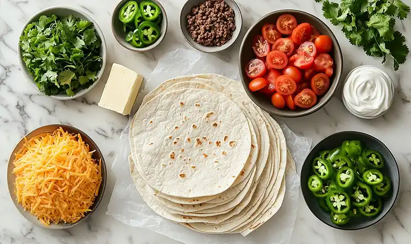 Ingredients For Keto Crunchwraps Recipe