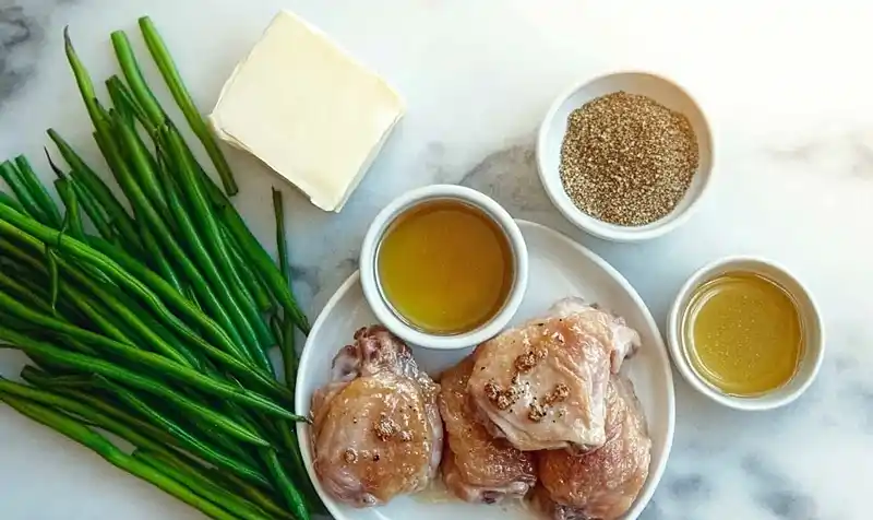 One-Pan Honey Garlic Chicken 3 Ingredients For One-Pan Honey Garlic Chicken