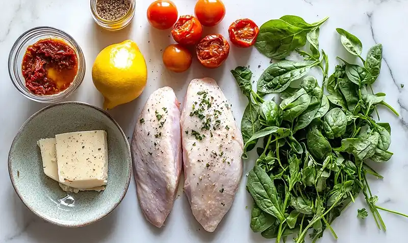 The Most Dreamy Creamy Tuscan Pasta You'll Ever Make at Home 3 Ingreidents Of Creamy Tuscan Pasta