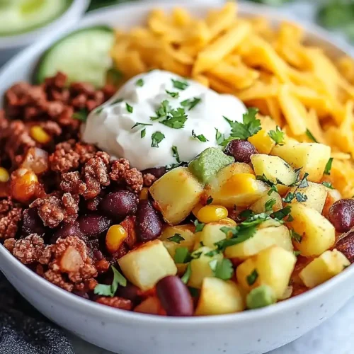 Loaded Potato Taco Bowl You'll Ever Make 2 Loaded Potato Taco Bowl