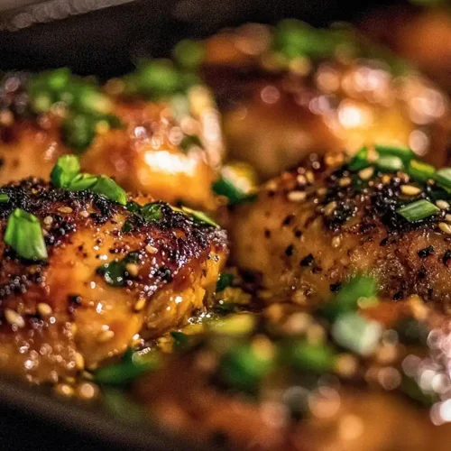 One-Pan Honey Garlic Chicken 2 One-Pan Honey Garlic Chicken