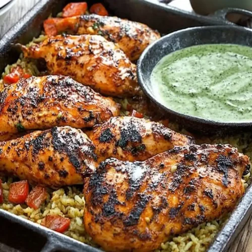 Peruvian Chicken and Rice with Green Sauce You'll Ever Make 2 Peruvian Chicken and Rice with Green Sauce