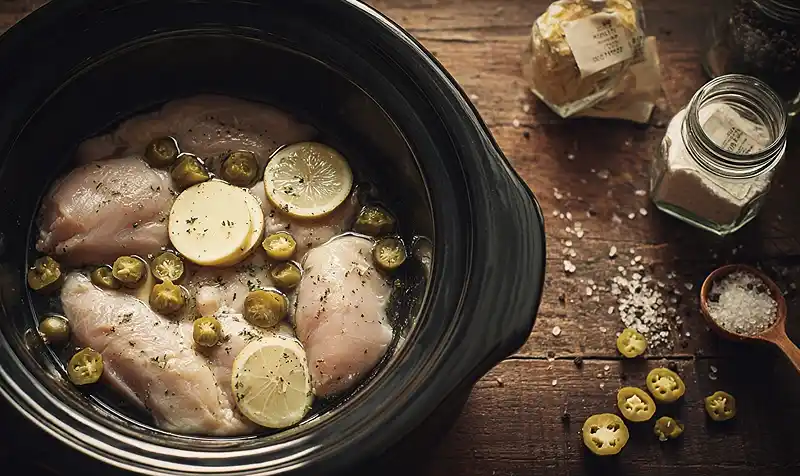 Preparing For Easy Mississippi Chicken