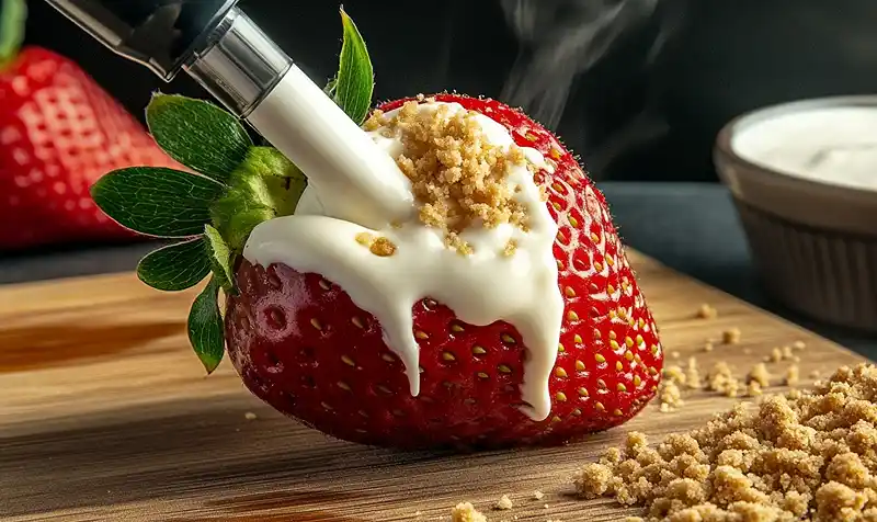 No-Bake Strawberry Cheesecake Bites You'll Make Again and Again 4 Preparing Of No-Bake Strawberry Cheesecake Bites