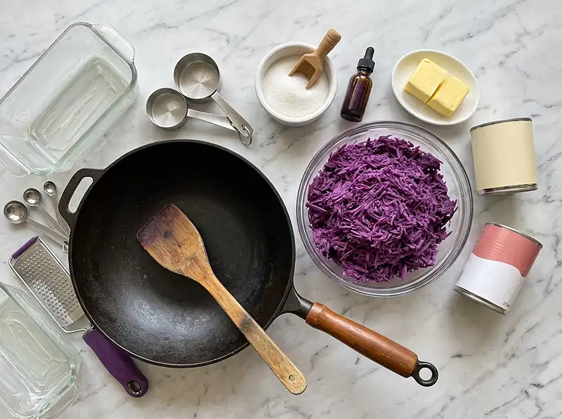 1 Kilo Ube Halaya Recipe with Condensed Milk Ingredients