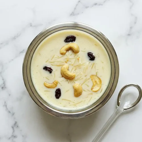 Beautiful plated semiya payasam recipe