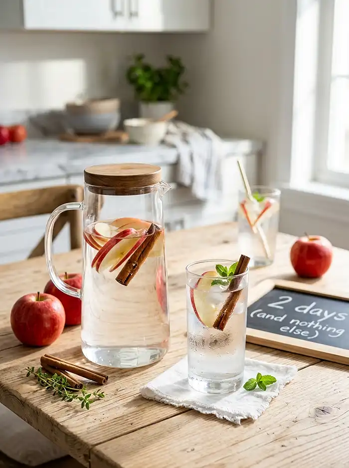 Healthy Apple Cinnamon Water Recipe
