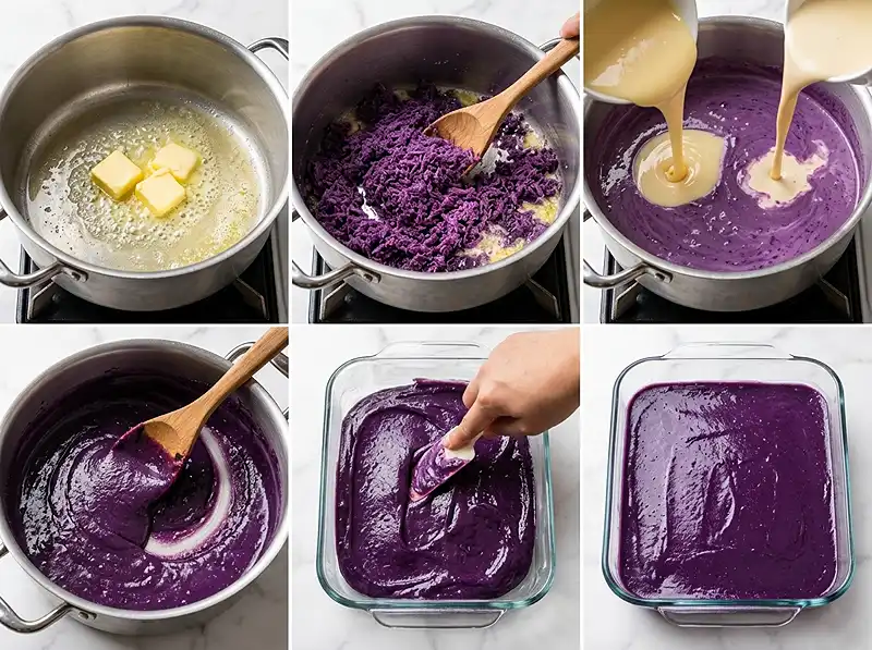 How to Make 1 Kilo Ube Halaya Recipe with Condensed Milk