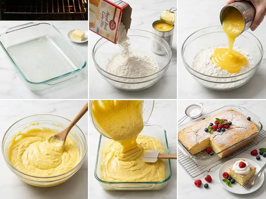 How to Make angel food cake lemon pie filling recipe​