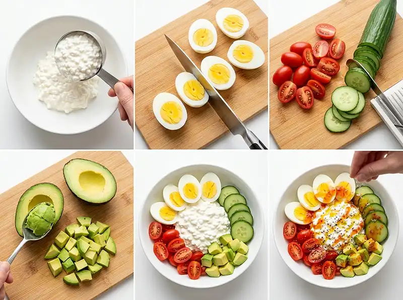 How to Make cottage cheese breakfast bowl​